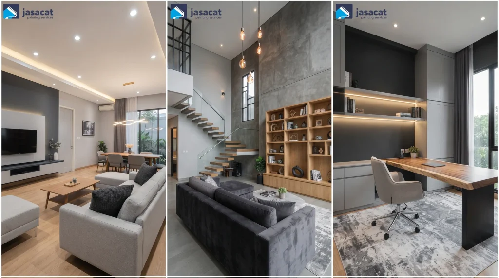 tabel warna cat rumah modern