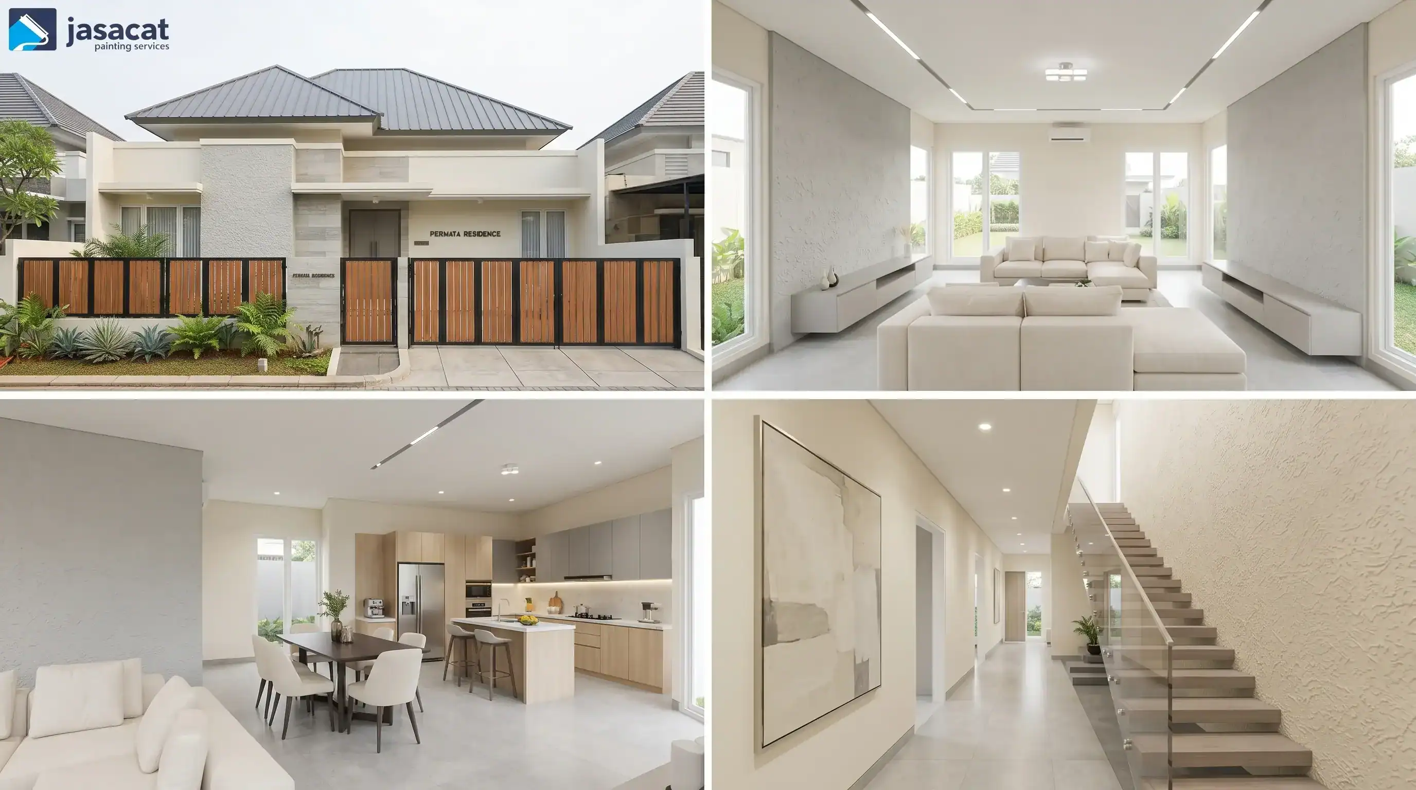 Inspirasi Warna Calm di Cat Mewah Hanglekir Residence