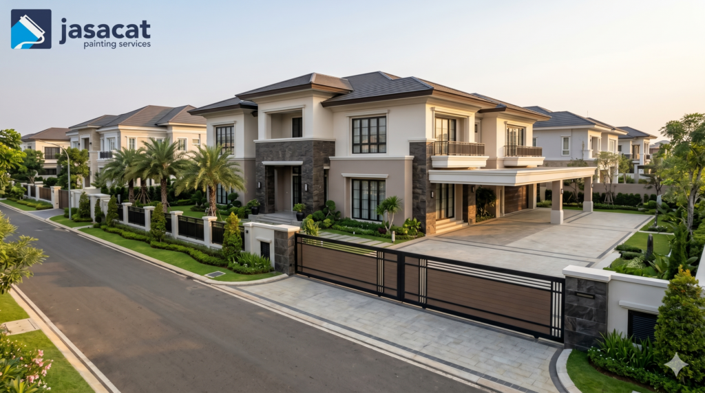 Jasa pengecatan rumah mewah BSD