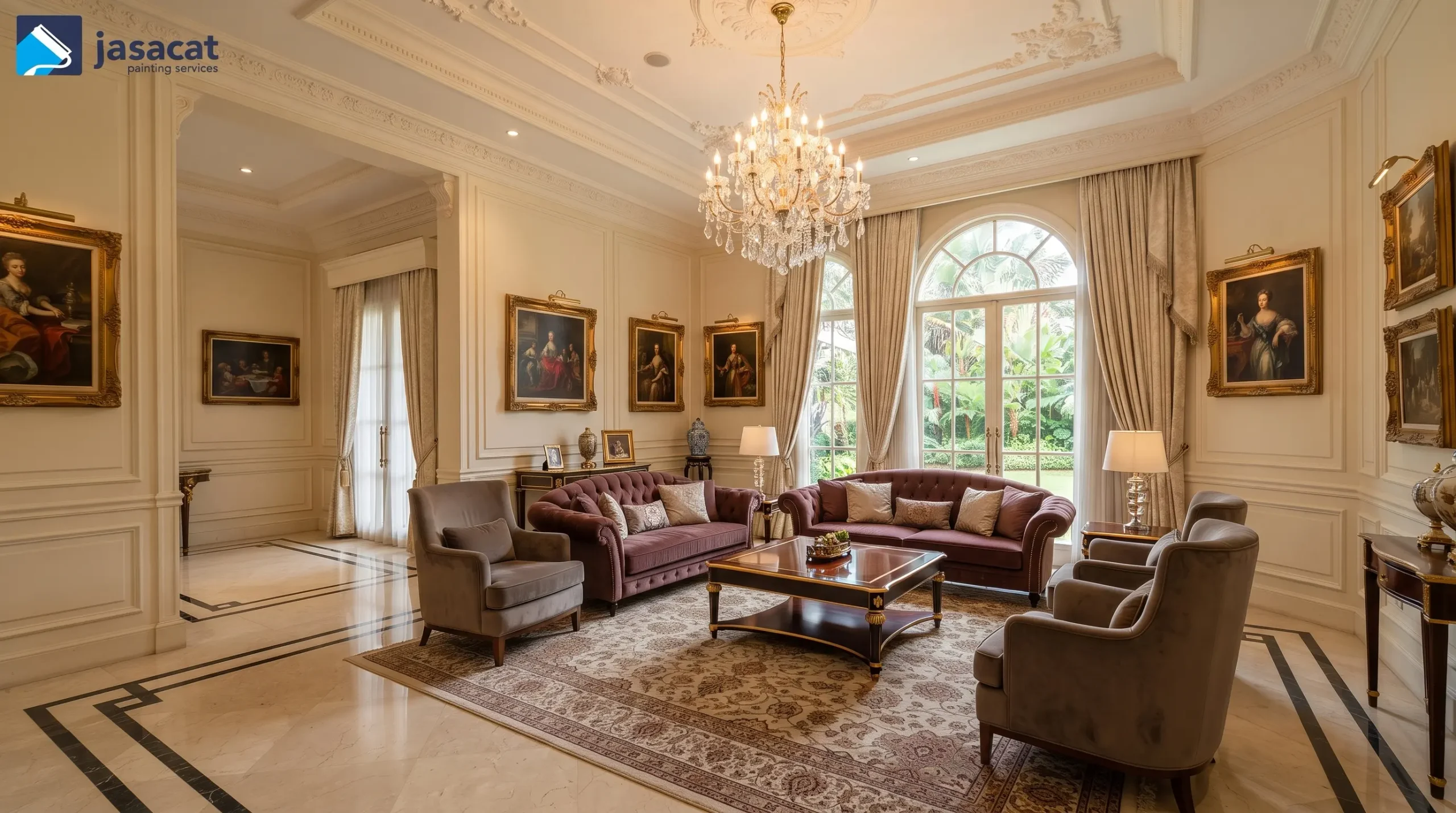 Pengecatan Mewah Dharmawangsa untuk Rumah Luxury