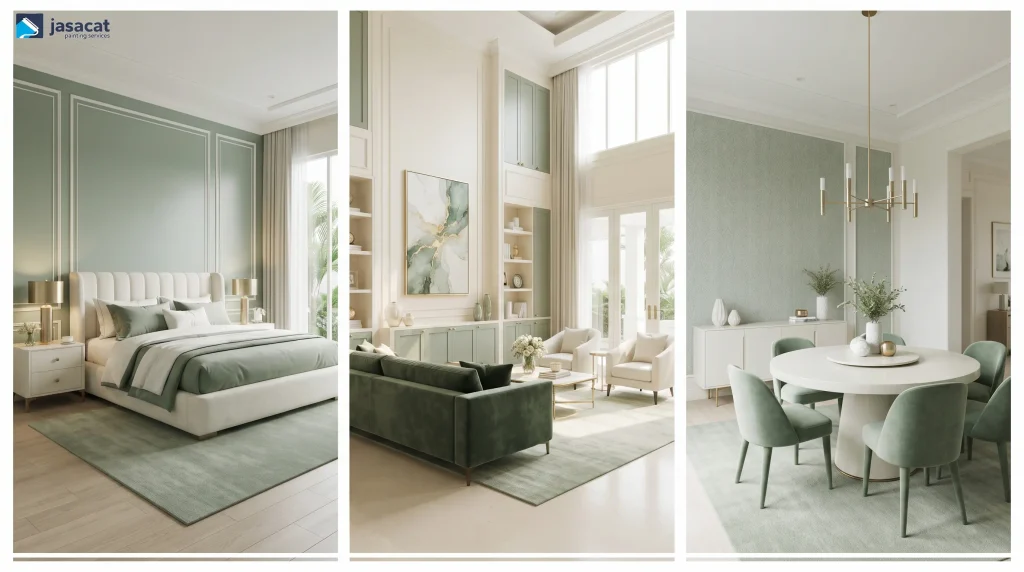 tabel warna cat rumah modern