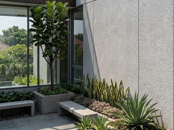 Silica stone untuk taman