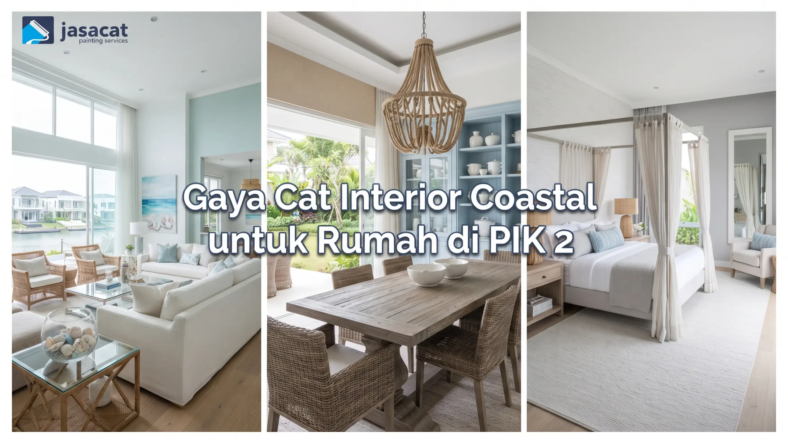 Gaya Cat Interior Coastal untuk Rumah di PIK 2