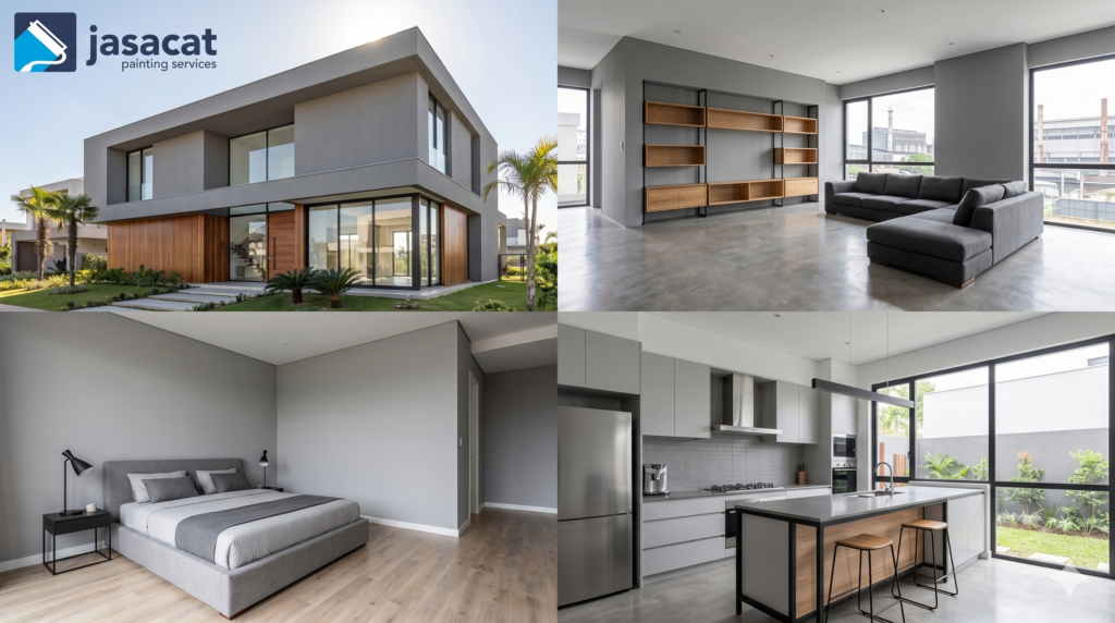 cat rumah modern elegan