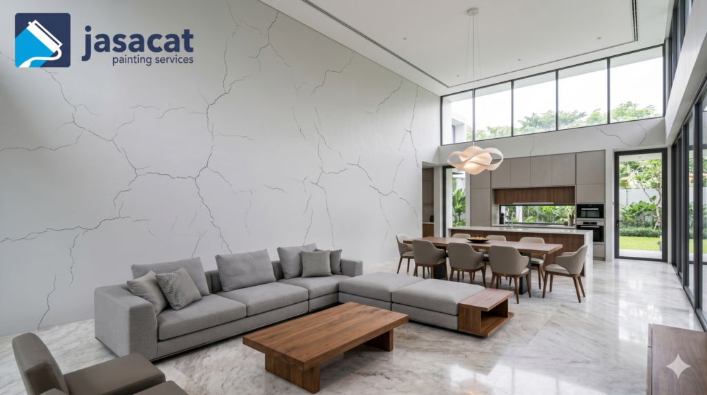 Solusi cat rumah retak