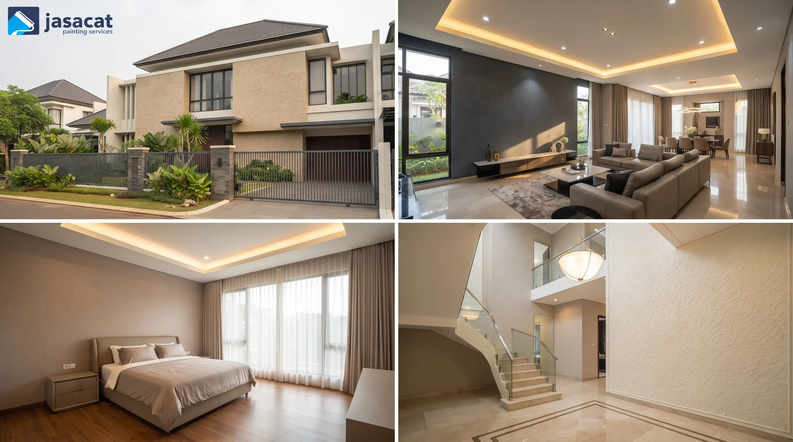 Jasa Cat Rumah Mewah Jakarta Finishing Premium