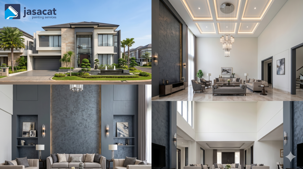 Jasa cat rumah high-end