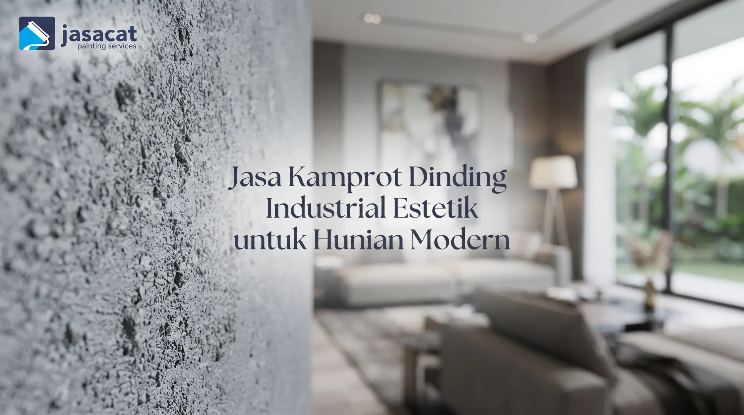 Jasa Kamprot Dinding Industrial Estetik untuk Hunian Modern