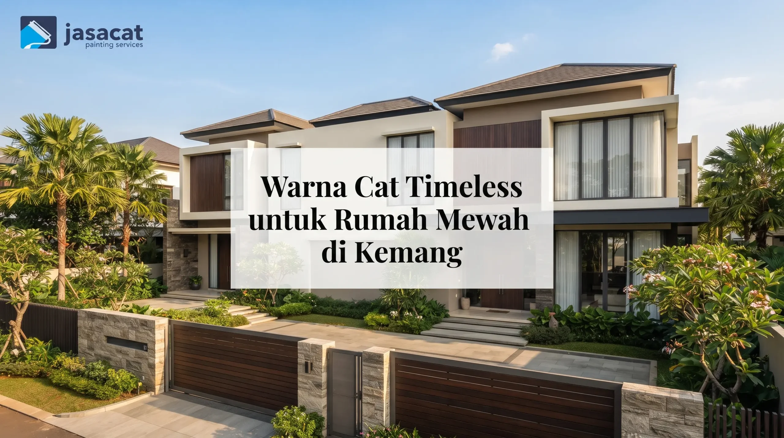 Warna Cat Timeless untuk Rumah Mewah di Kemang