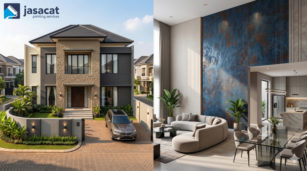 jasa cat rumah hasil premium