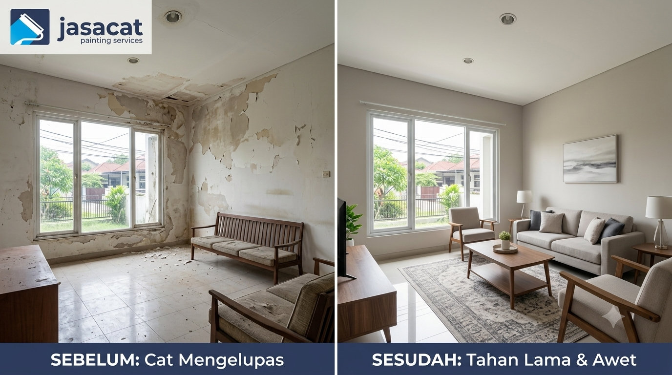 Cat Tembok Mengelupas Cara Mengatasi agar Awet