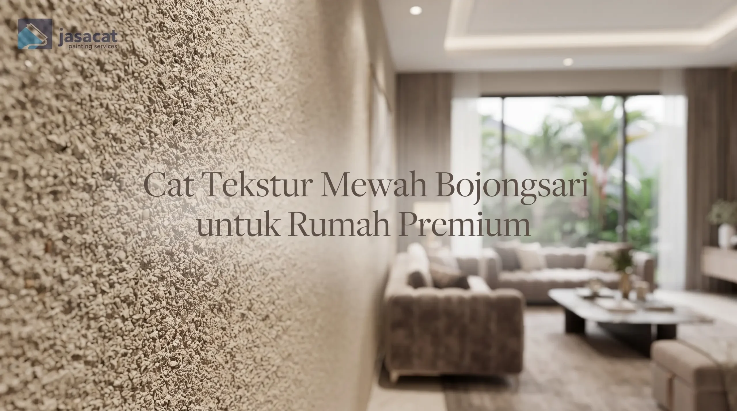 Cat Tekstur Mewah Bojongsari untuk Rumah Premium