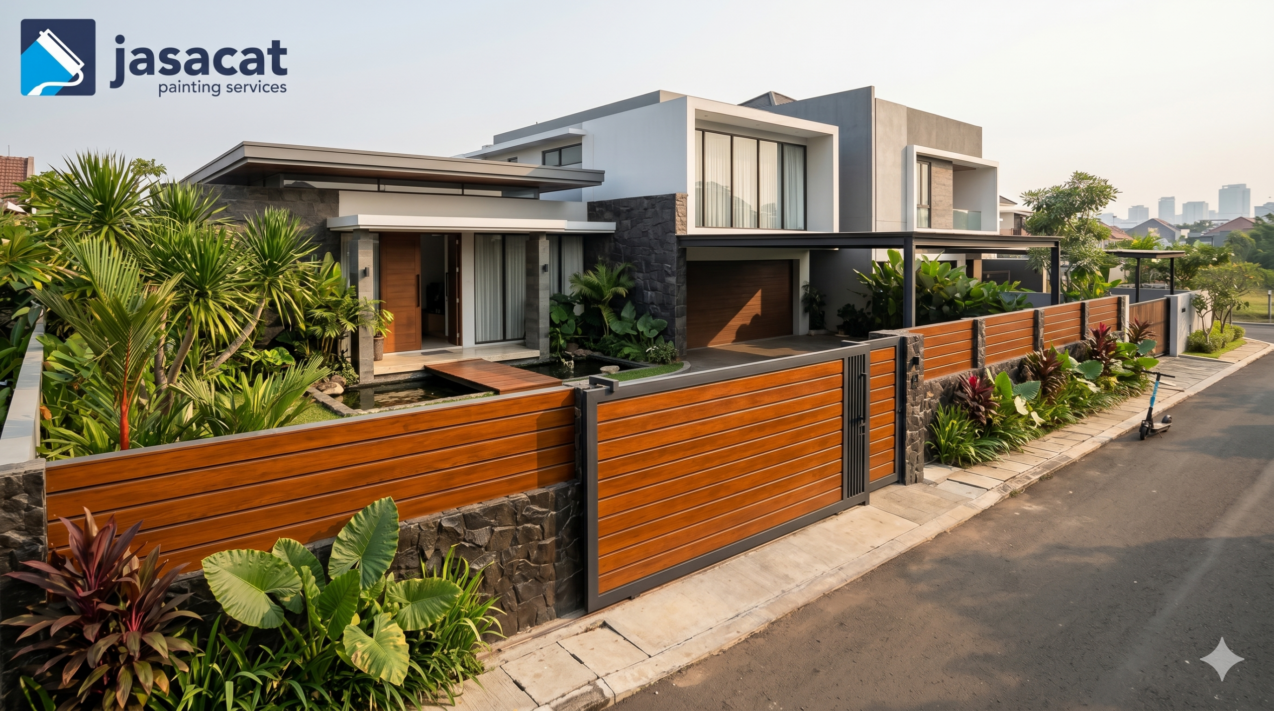 Warna Cat Eksterior Rumah Premium Favorit Hunian Modern