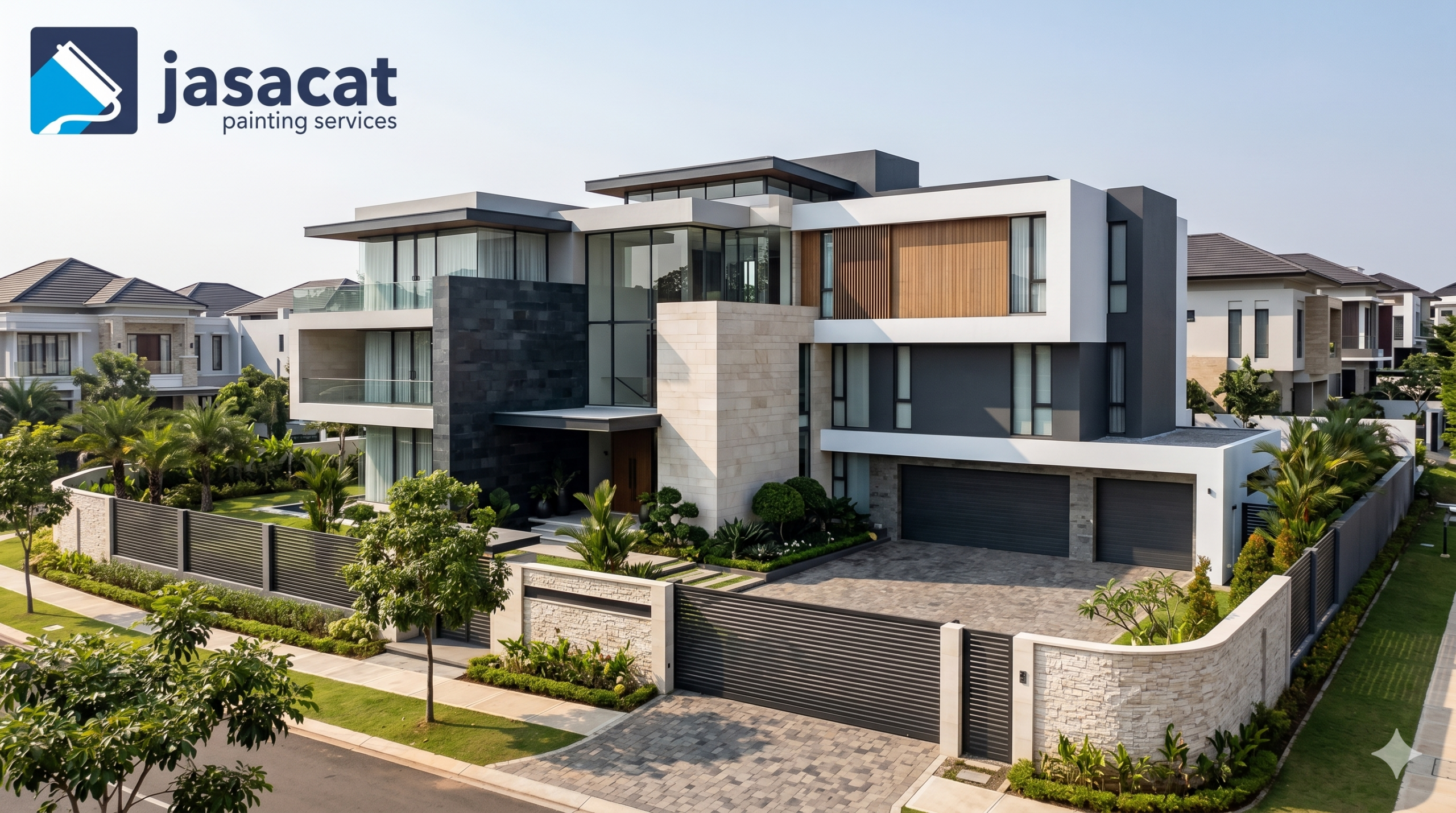 Jasa Cat Exterior Rumah Elite Tampilan Lebih Mewah