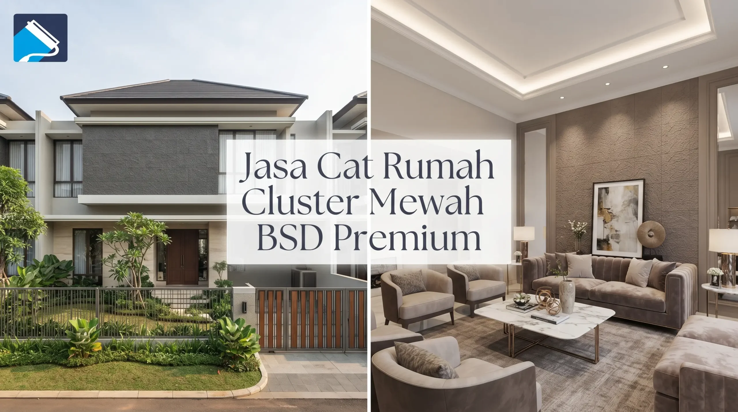 Jasa Cat Rumah Cluster Mewah BSD Premium