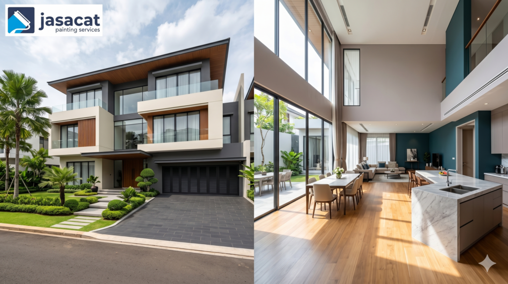 Jasa cat rumah high-end