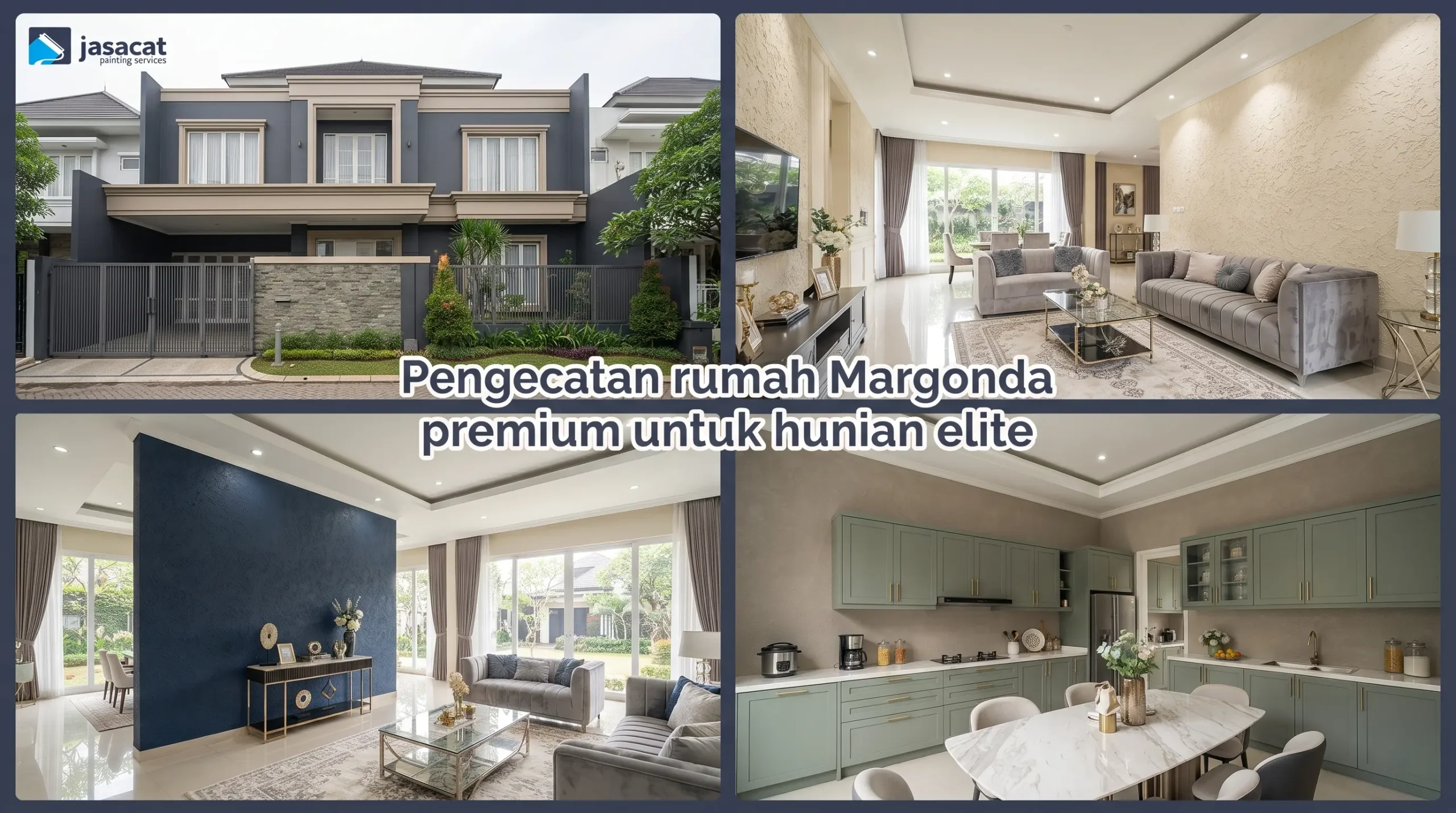 Pengecatan rumah Margonda premium untuk hunian elite