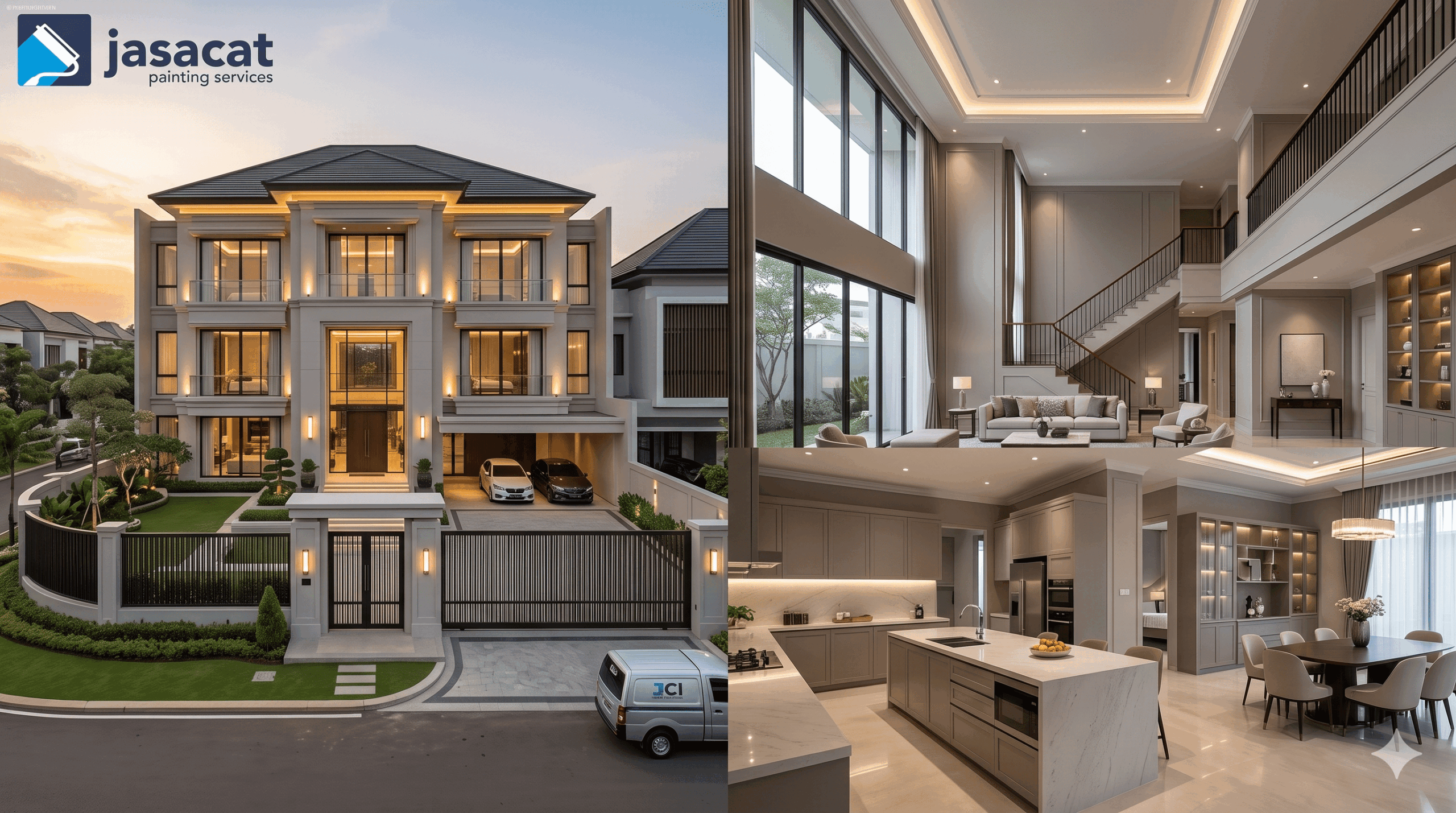 Jasa Cat Rumah Premium PIK untuk Rumah Mewah