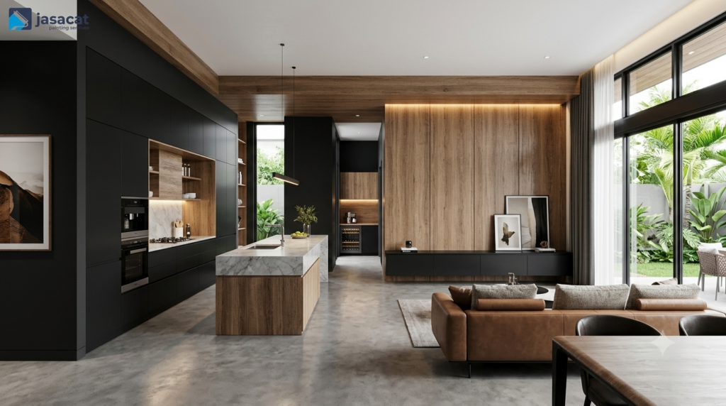 Kombinasi warna cat rumah elegan