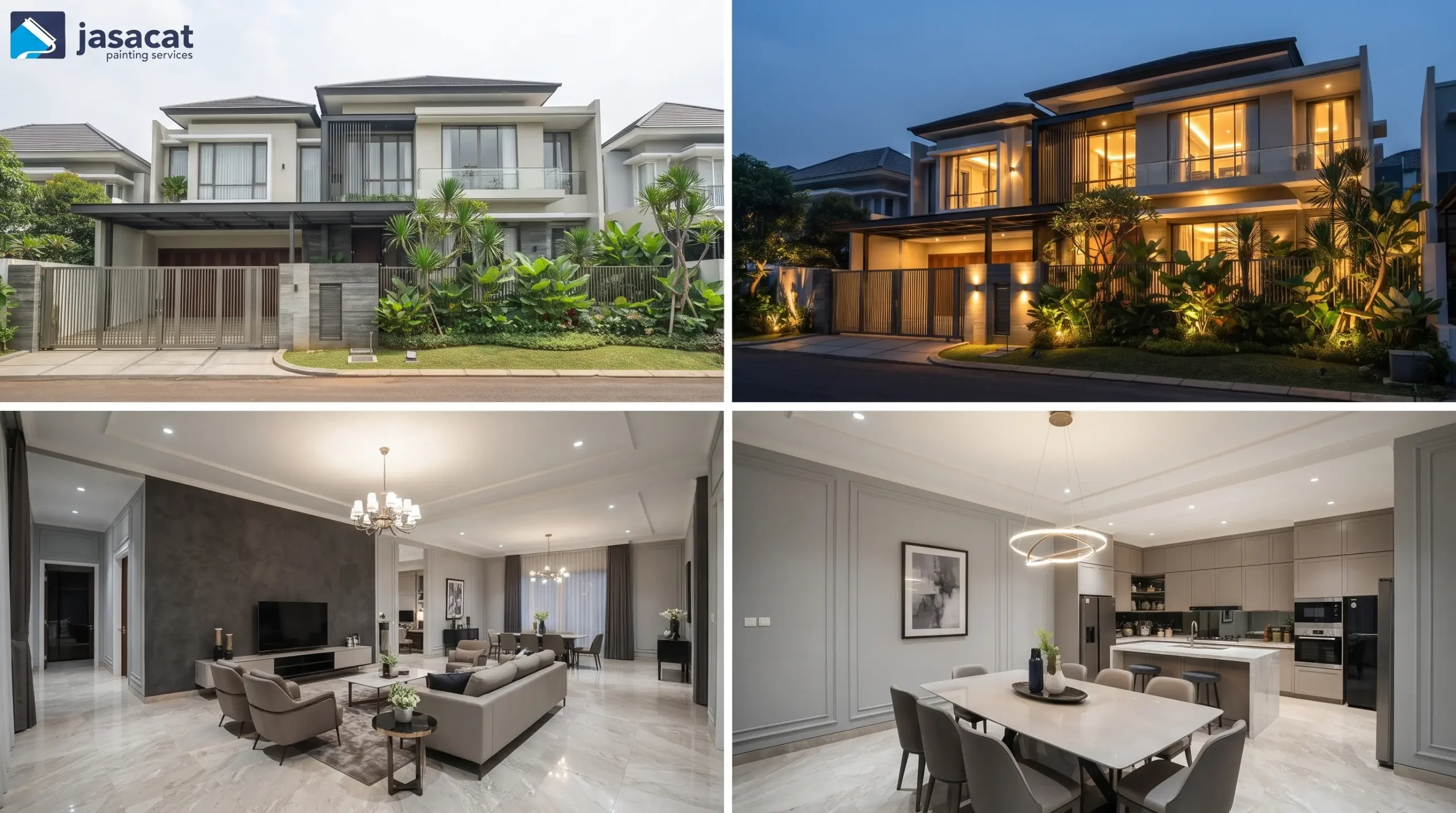 Jasa Cat Rumah Luxury Modern untuk Hunian Elite