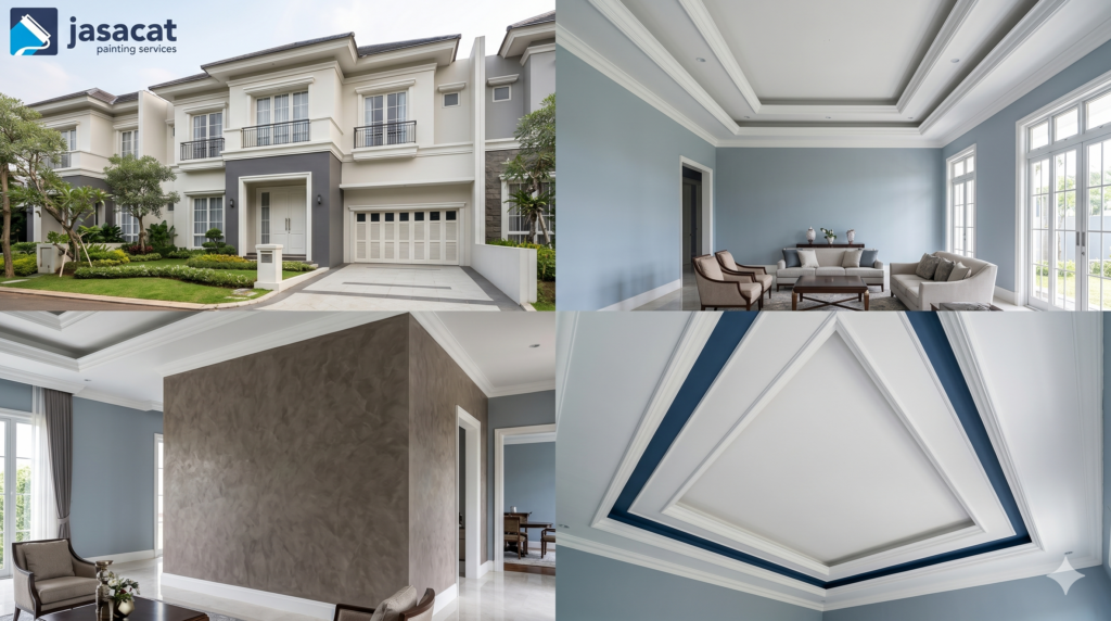 Jasa cat rumah cluster elite