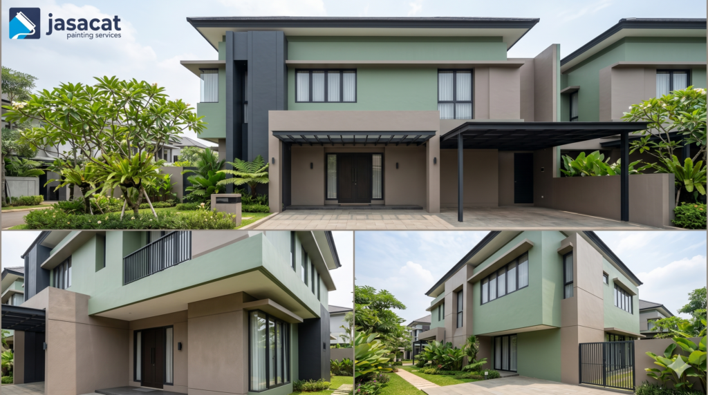 Jasa cat rumah cluster mewah BSD