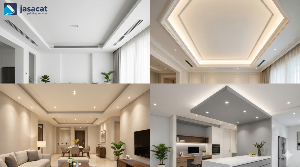 Jasa cat plafon gypsum elegan