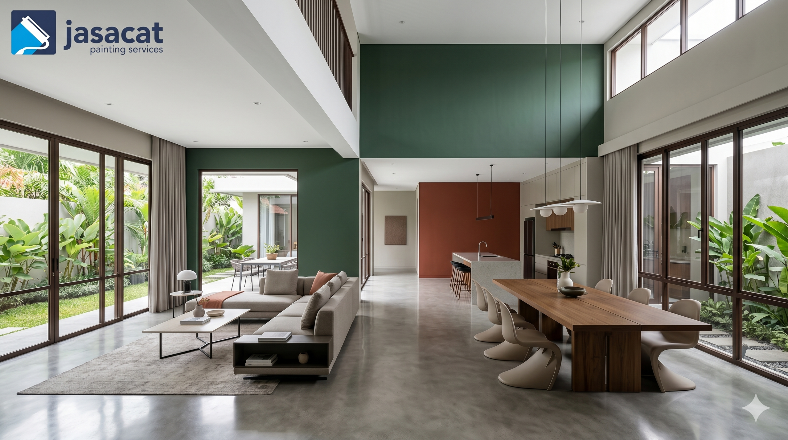 Jasa Cat Rumah Aesthetic Jakarta Bergaya Modern