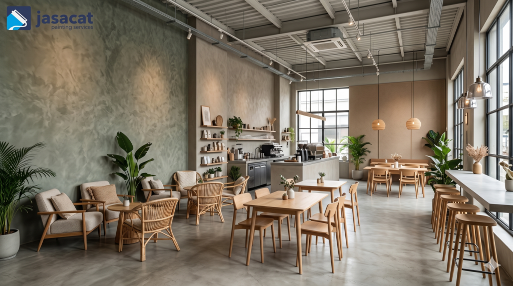 Jasa Cat Interior Cafe Aesthetic