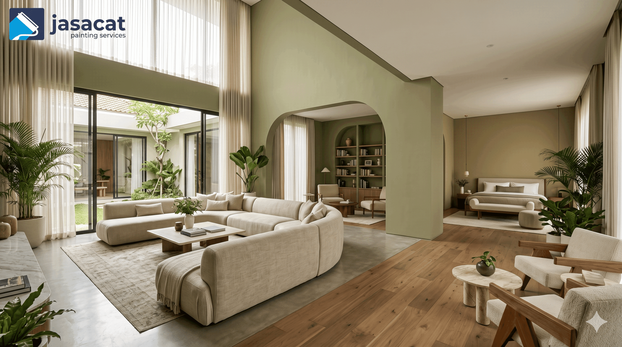 Jasa Cat Modern The Mozia untuk Interior Elegan & Stylish