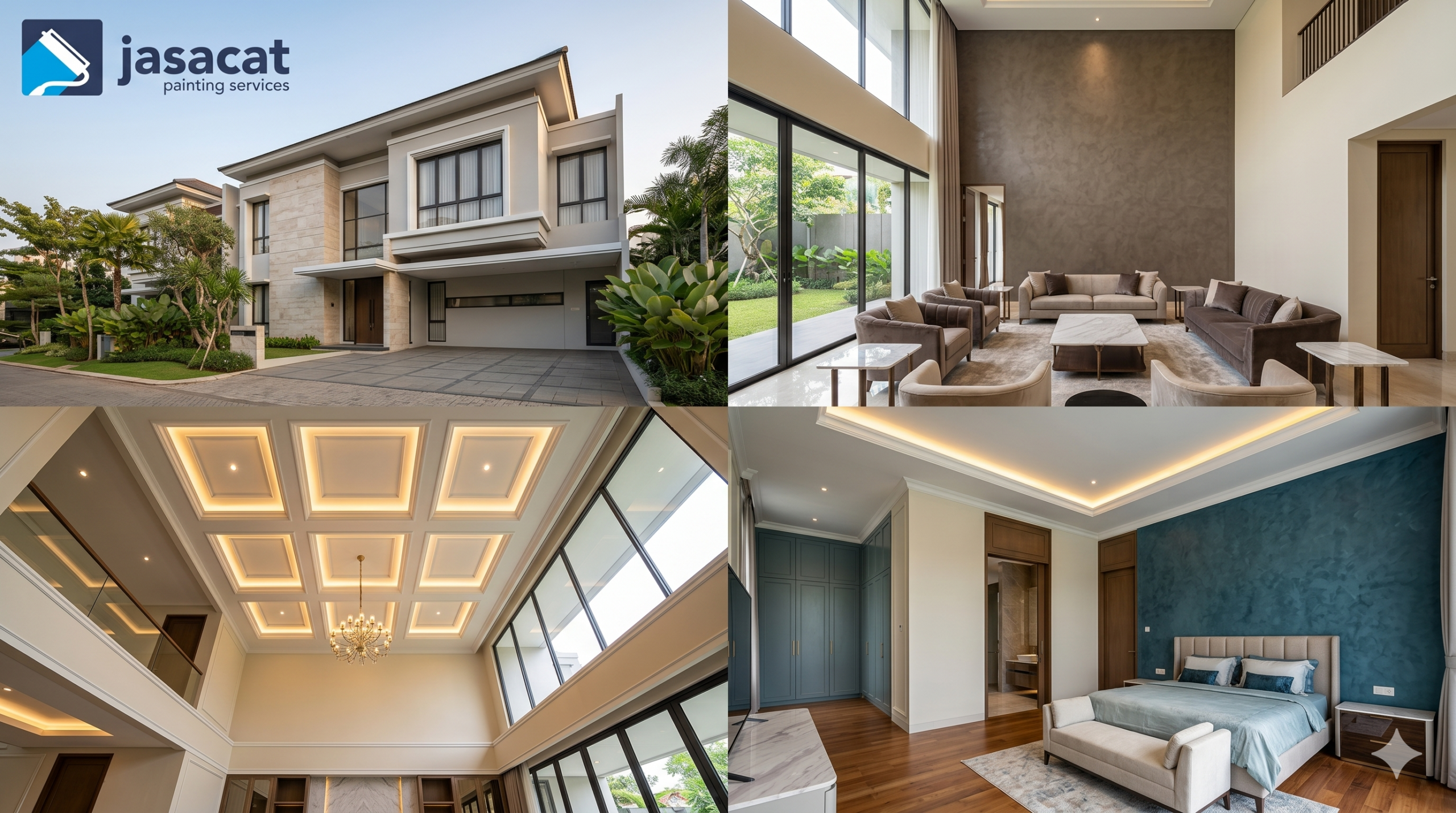 Jasa Cat Rumah Mewah BSD dengan Finishing Premium