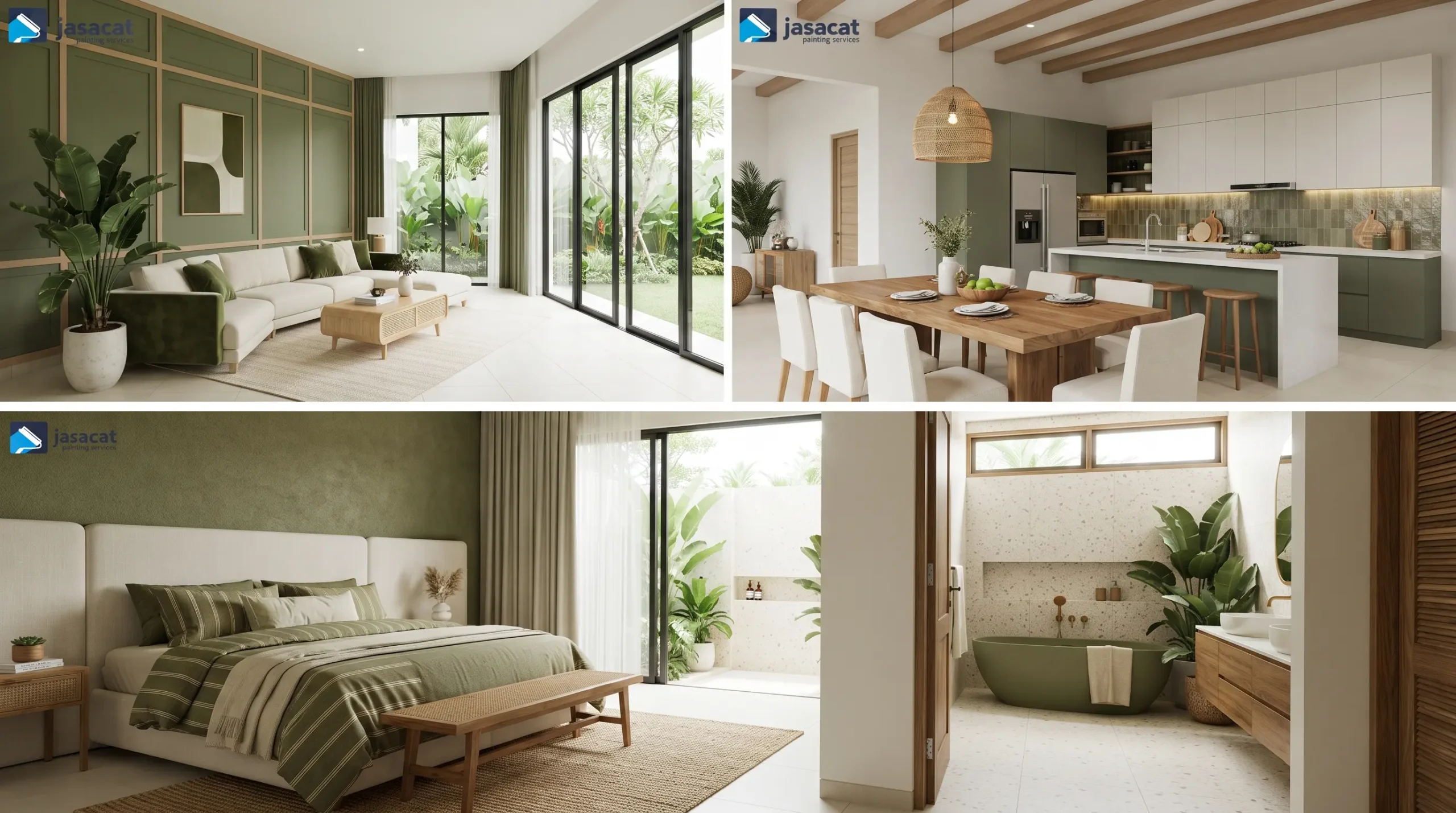 Cat Interior Luxury Tebet untuk Rumah Minimalis Elegan