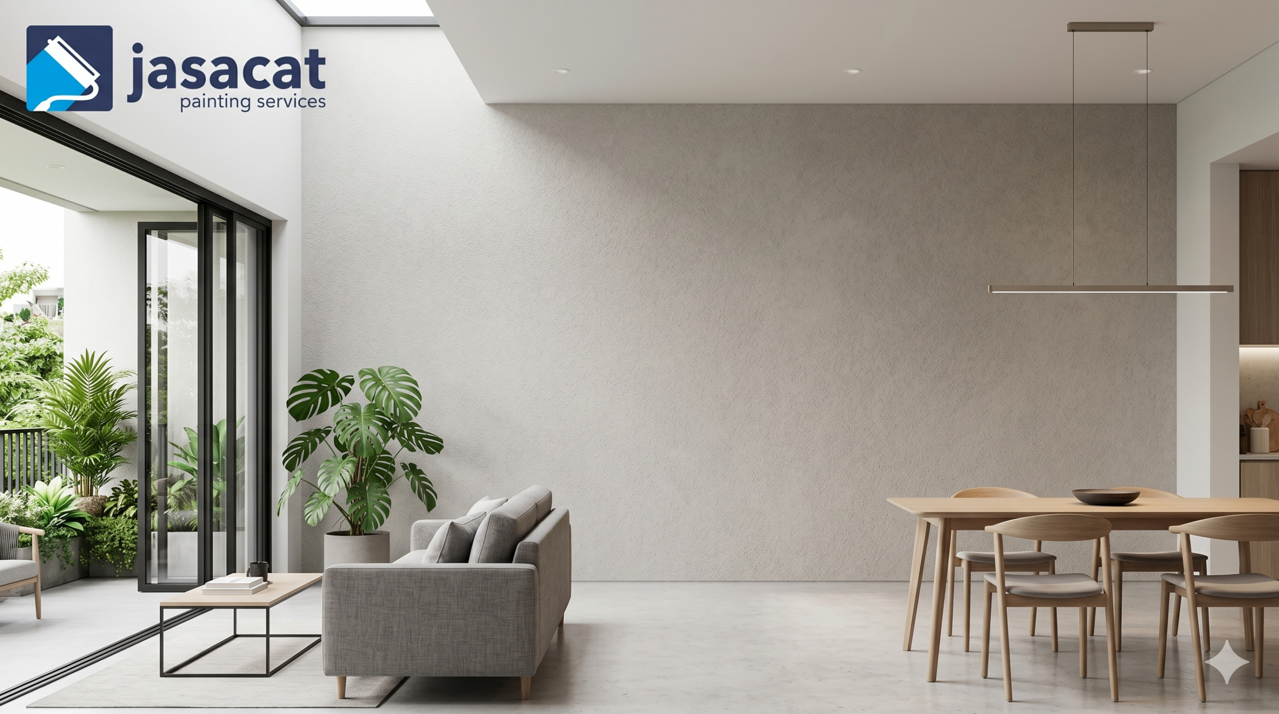 Jasa Kamprot Dinding Minimalis Modern Rapi
