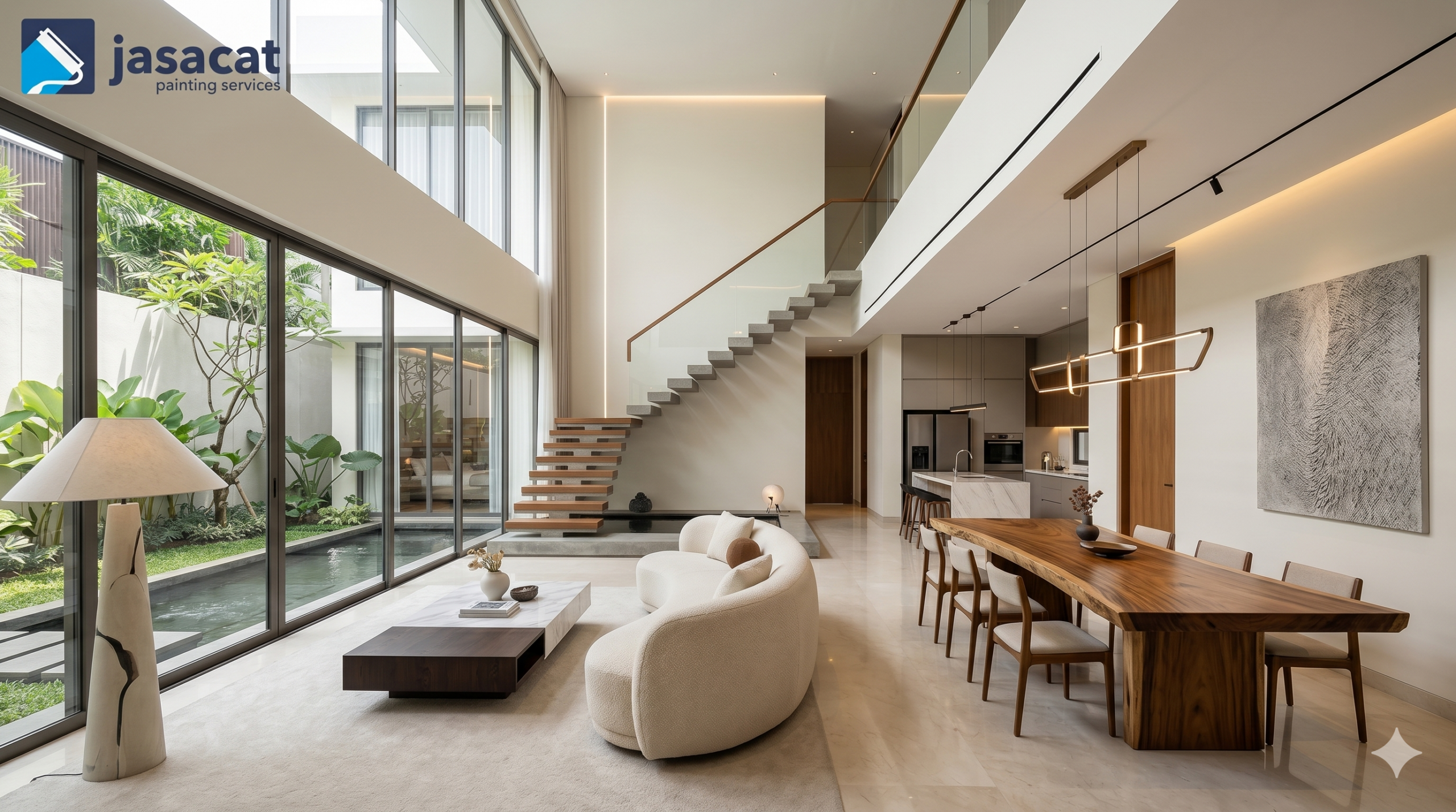 Jasa Cat Rumah Minimalis Elegan untuk Interior Mewah