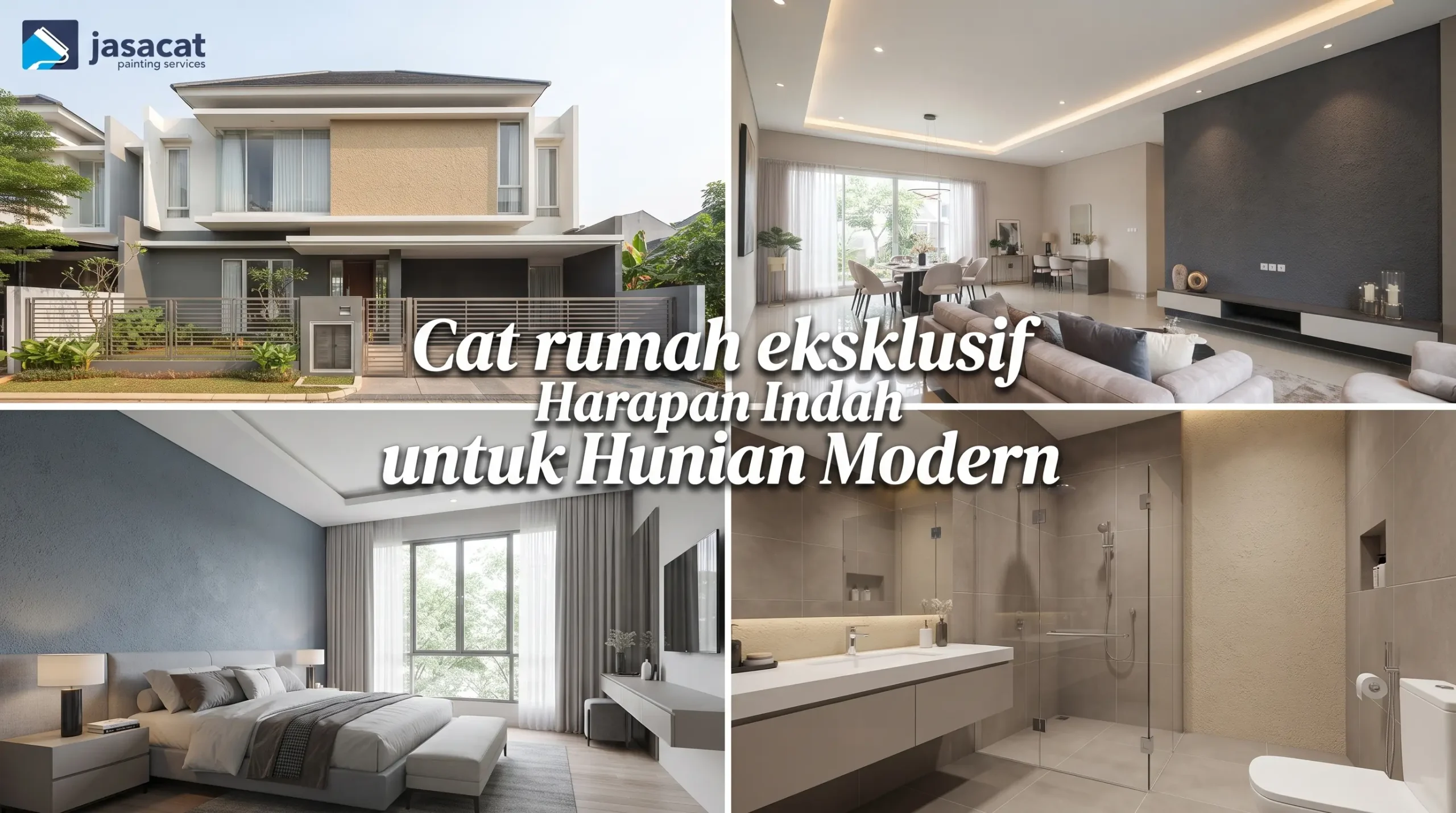 Cat rumah eksklusif Harapan Indah untuk Hunian Modern
