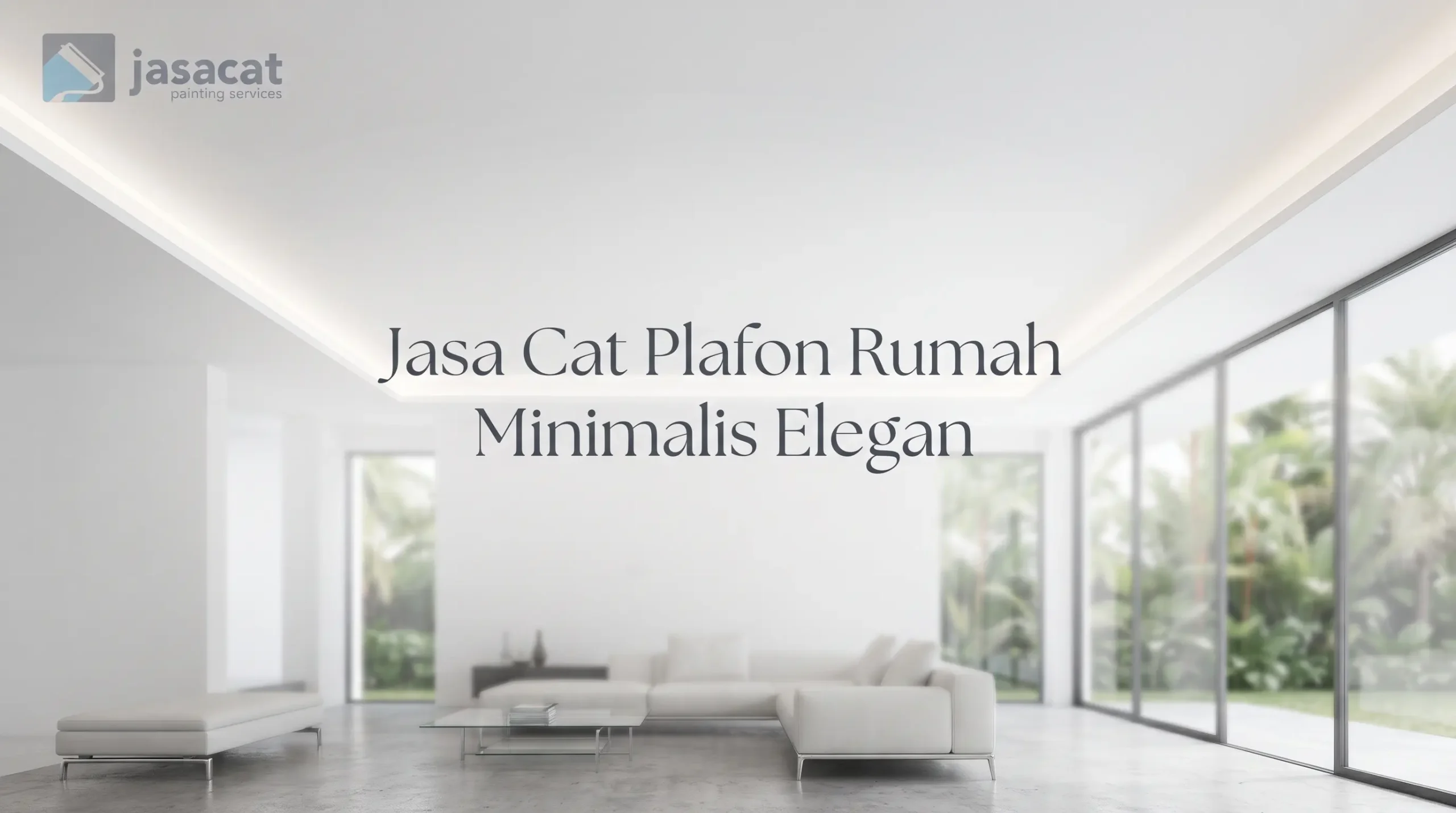 Jasa Cat Plafon Rumah Minimalis Elegan
