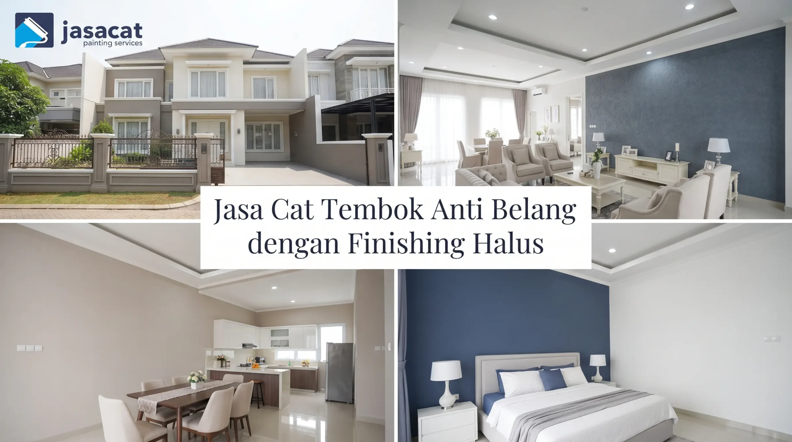 Jasa Cat Tembok Anti Belang dengan Finishing Halus