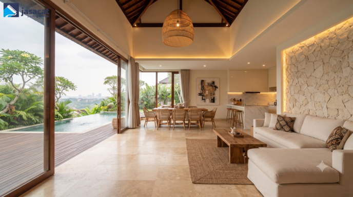Pengecatan villa premium