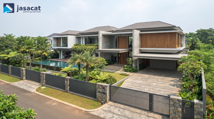 Desain Villa Modern yang Elegan dan Timeless