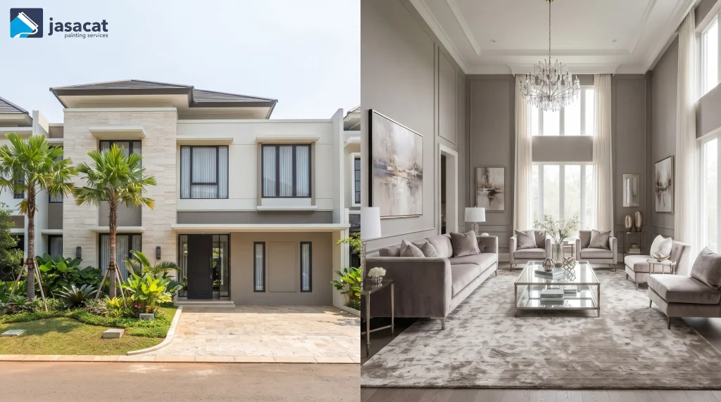 Interior vs eksterior