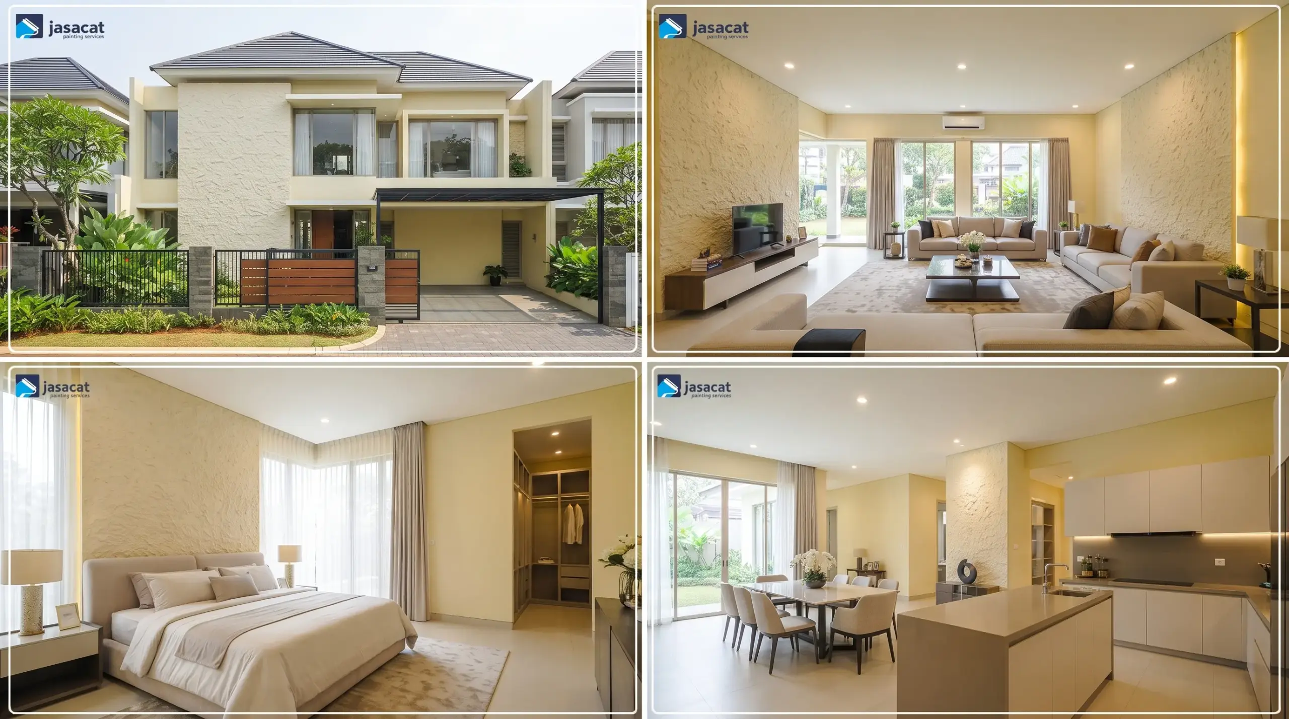 Cat Kuning Gading Elegan untuk Rumah Modern