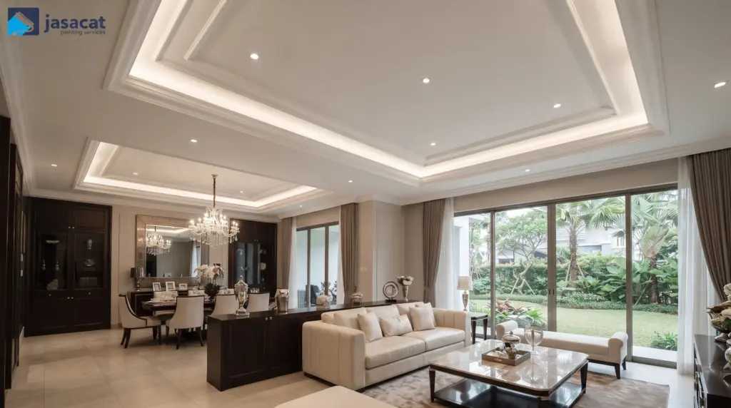 Pengecatan plafon rumah Menteng