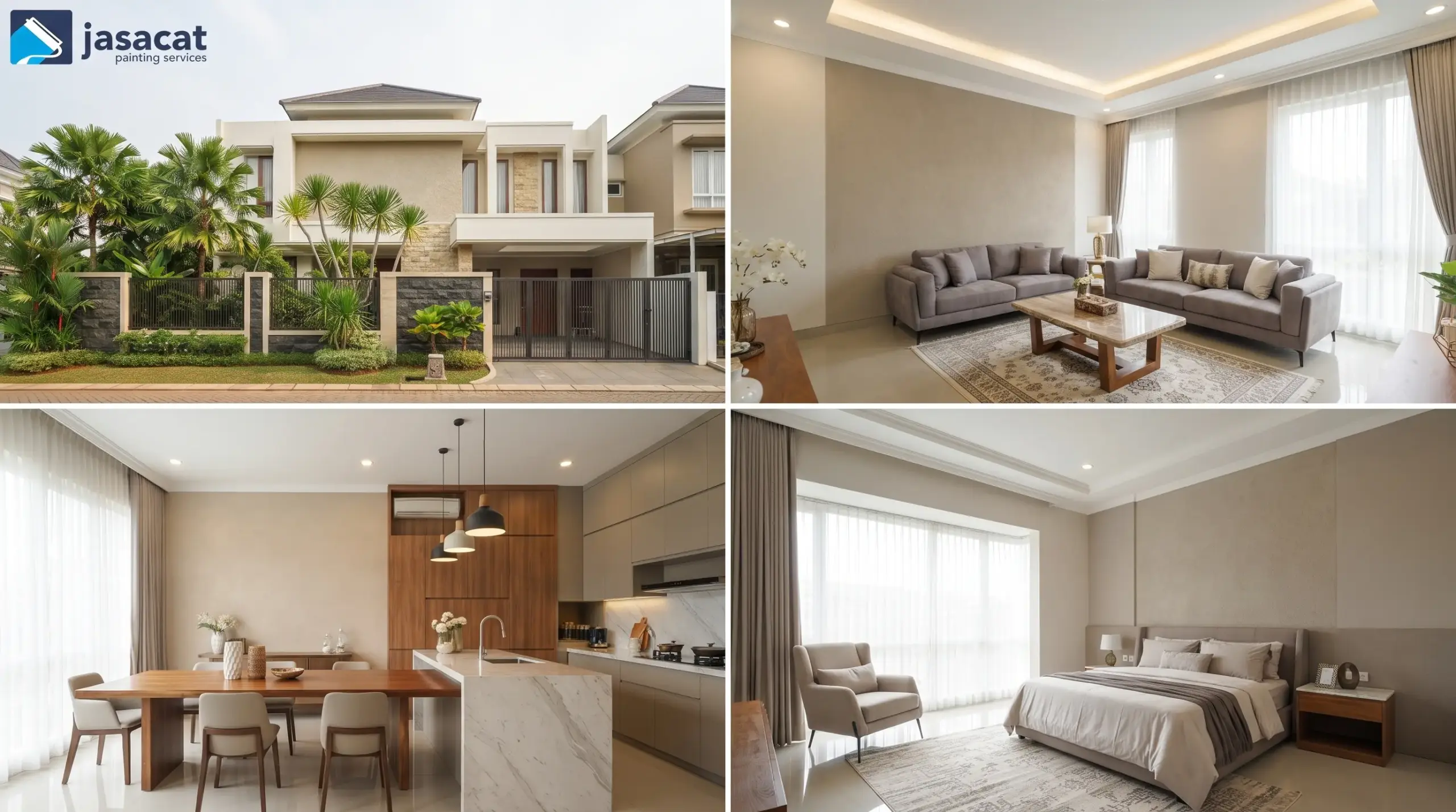 Tabel Pencampuran Warna Premium untuk Rumah Mewah
