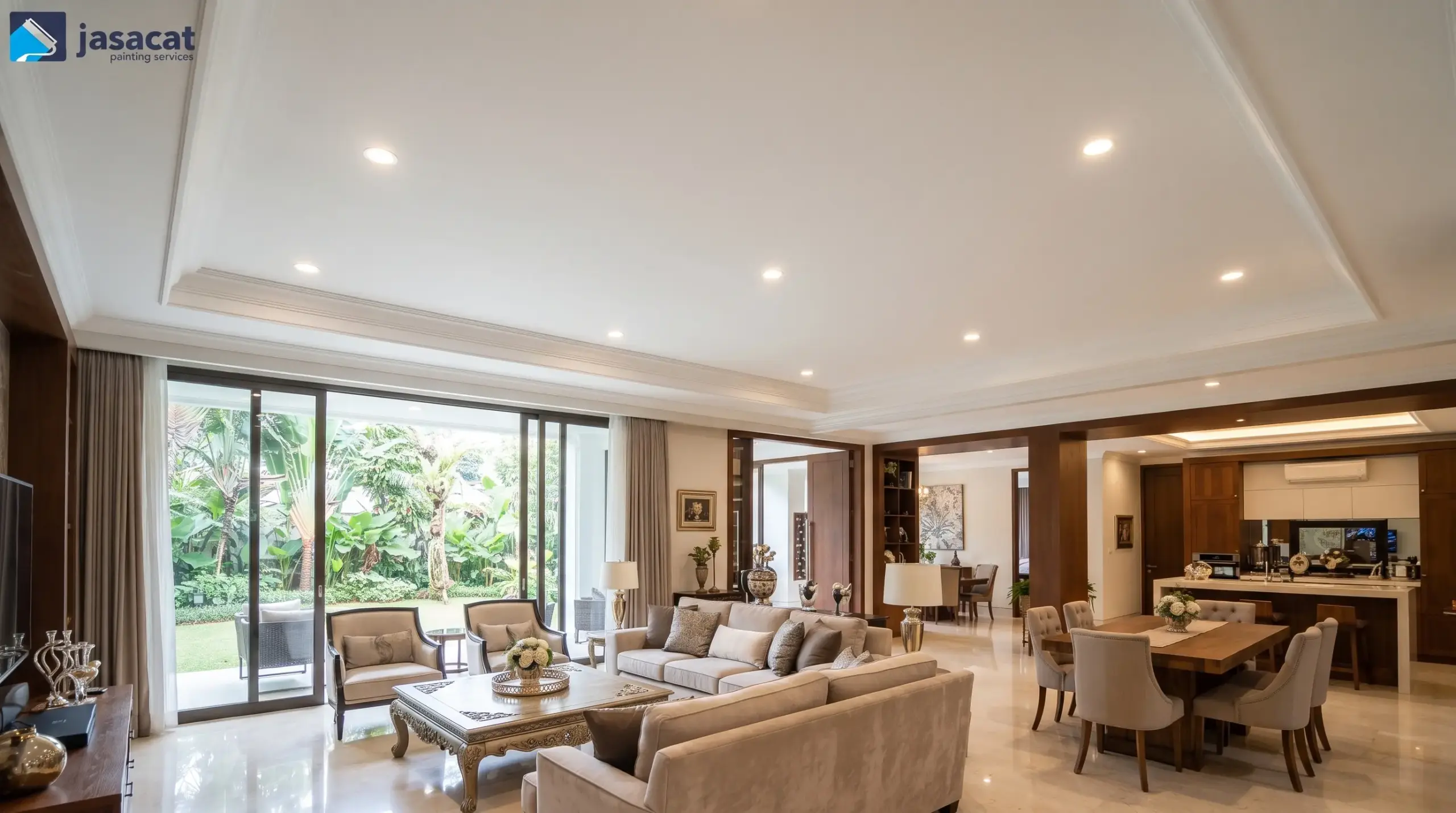 Pengecatan Plafon Rumah Premium untuk Interior Elegan