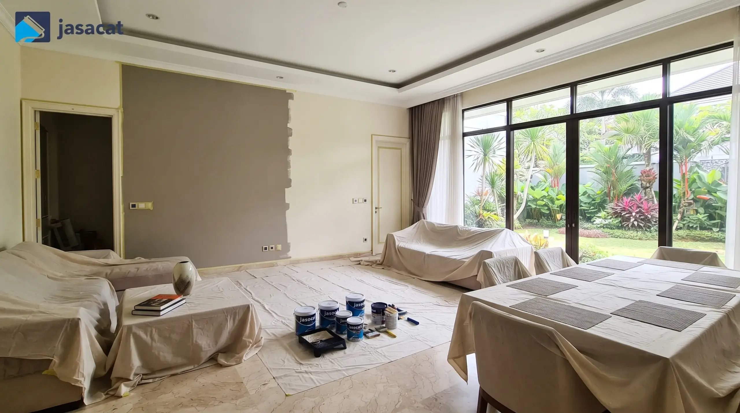 Rumah Tetap Dihuni Saat Mengecat: Tips Praktis
