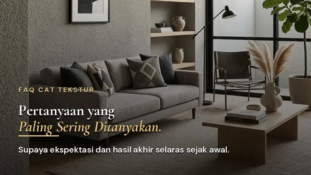 Finishing Tekstur Dinding: 4 Hal yang Perlu Ditanyakan Sebelum Memilih