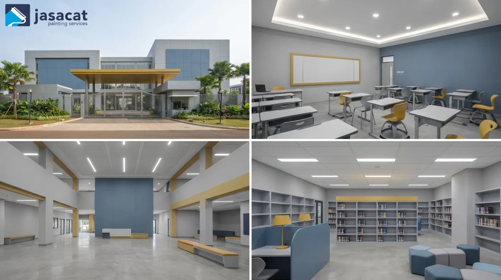 Referensi Warna Gedung Sekolah