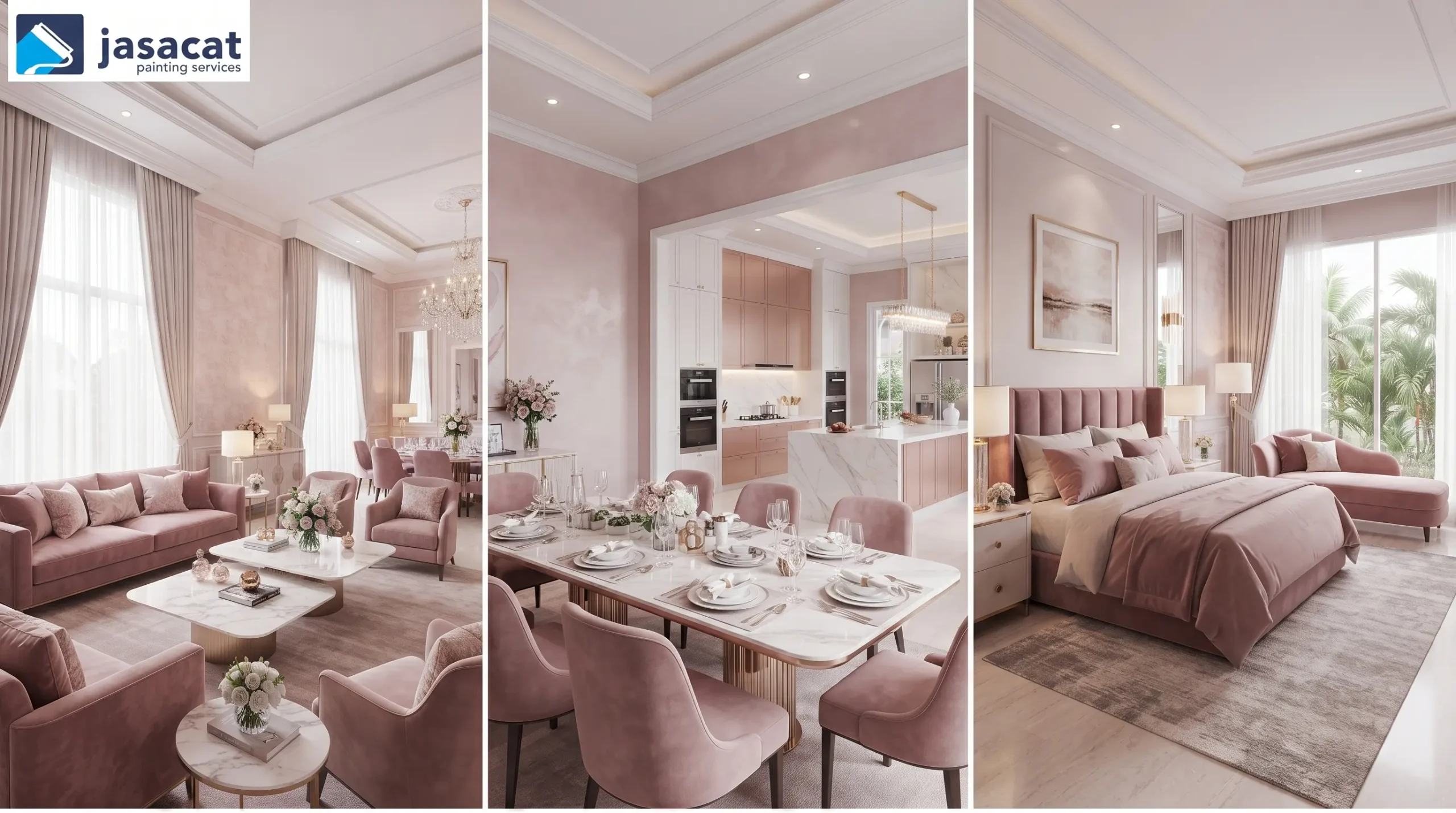 Nuansa Lembut untuk Rumah dari Inspirasi Warna Dusty Rose