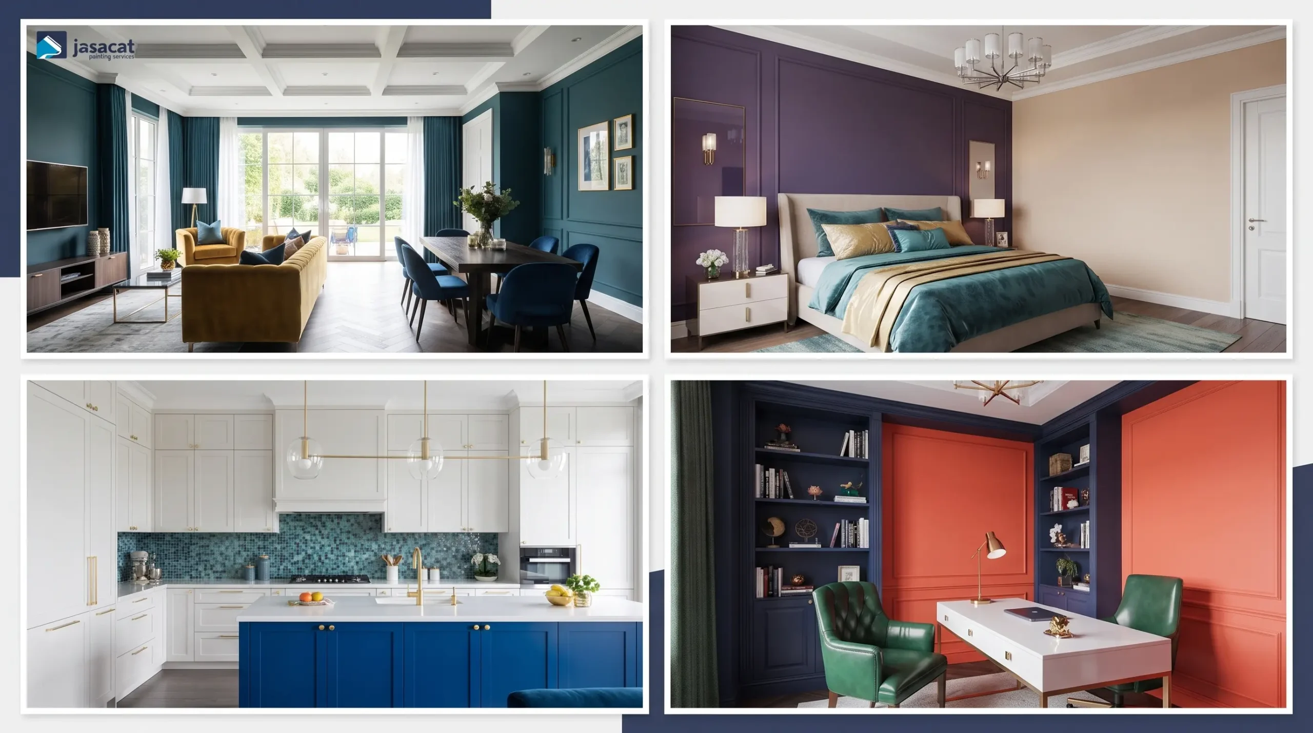 Buat Ruangan Lebih Hidup dengan Warna Menarik untuk Interior