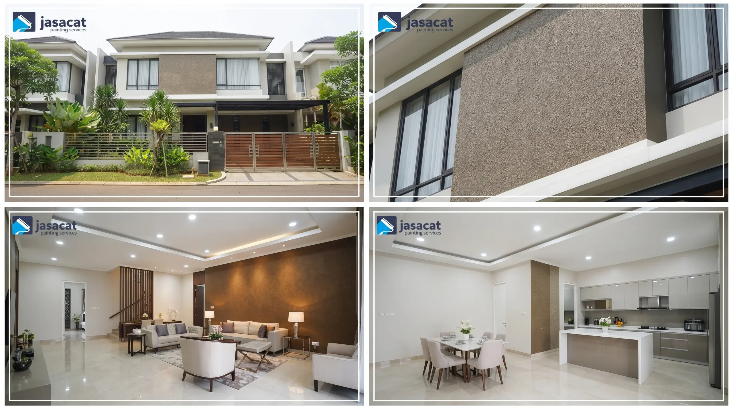 Standar Finishing dari Painter Rumah Alam Sutera